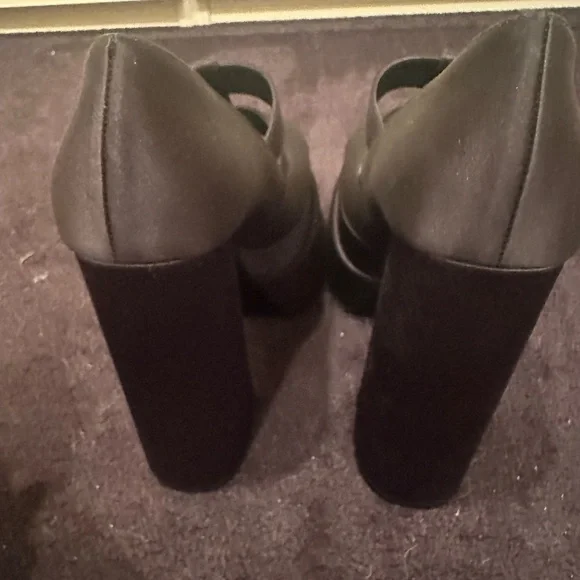 VERSACE Black Aevitas Heels 38.5 8.5 $895 - Picture 10 of 10